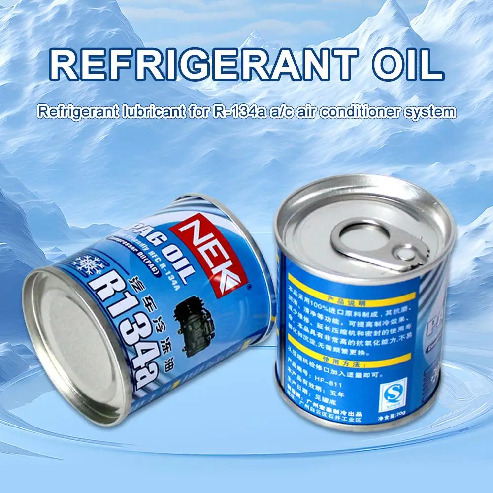 Auto R134a Refrigerant Oil Compressor Oil for Car AC Systems