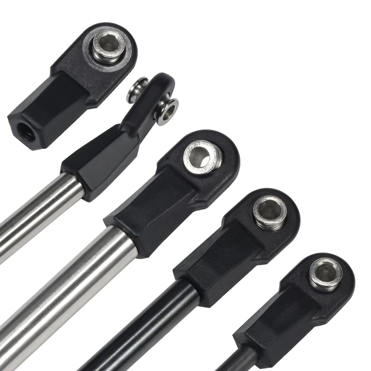 ストレートアングルプラスチック M4 ロッドエンド 7mm ピボット