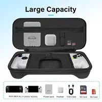 4 in 1 Accessories Kit for ROG Xbox Ally X Protective Case with Screen Protector and Carrying Bag TPU Storage Cover Thumb Caps - Image 3