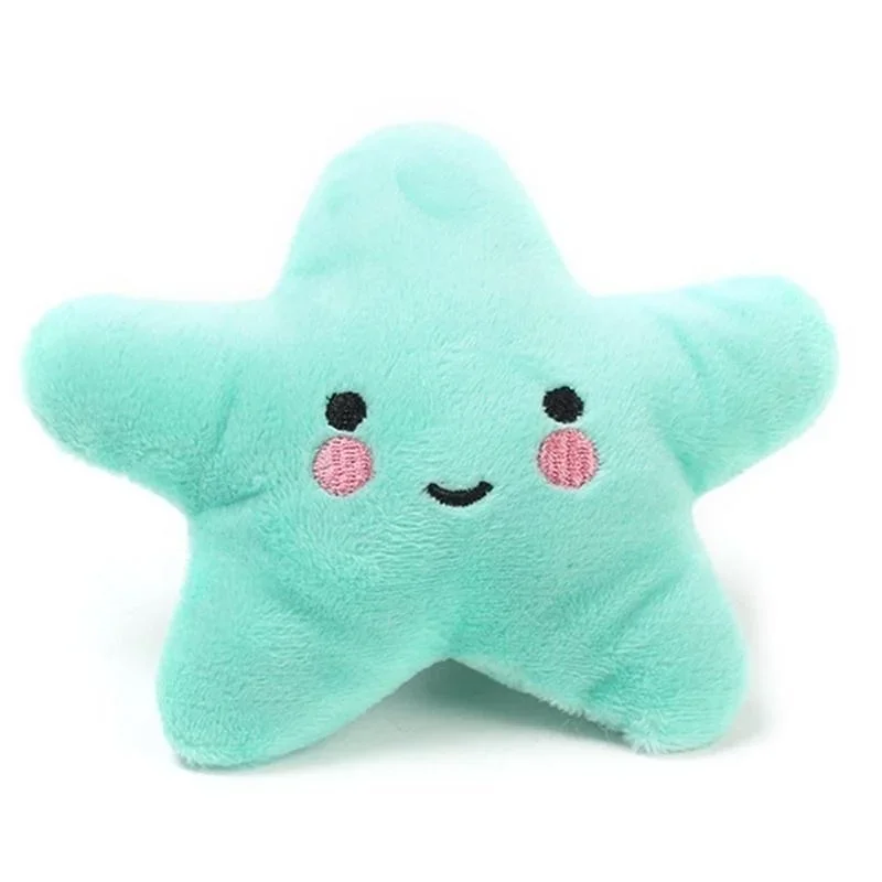 Jouet squeaky étoile en peluche pour chien jouet mignon_voghion.com