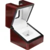 Transparent LShape Ring Case Jewelry Box For Portable Storage Boxes Decorative Household Bracelets Earrings Creative Wood Bins 5