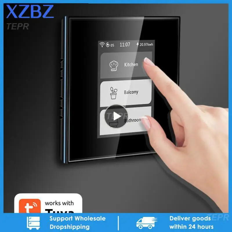 

Умный выключатель Tuya 4 в 1 с поддержкой Wi-Fi и ЖК-дисплея