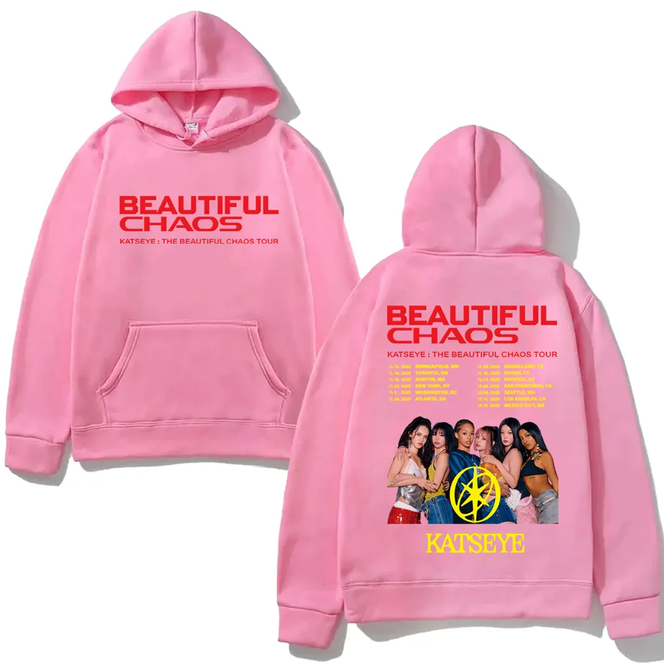 Ensemble Sweat à Capuche + Jogging KATSEYE 'Gnarly' - Unisexe - 2 Pièces - Style Décontracté K-Pop
