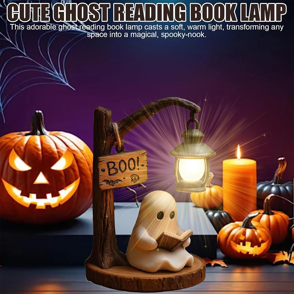 VEILLEUSE Lampe De Lecture Fantôme D'Halloween, Lampe Fantôme Pivotante
