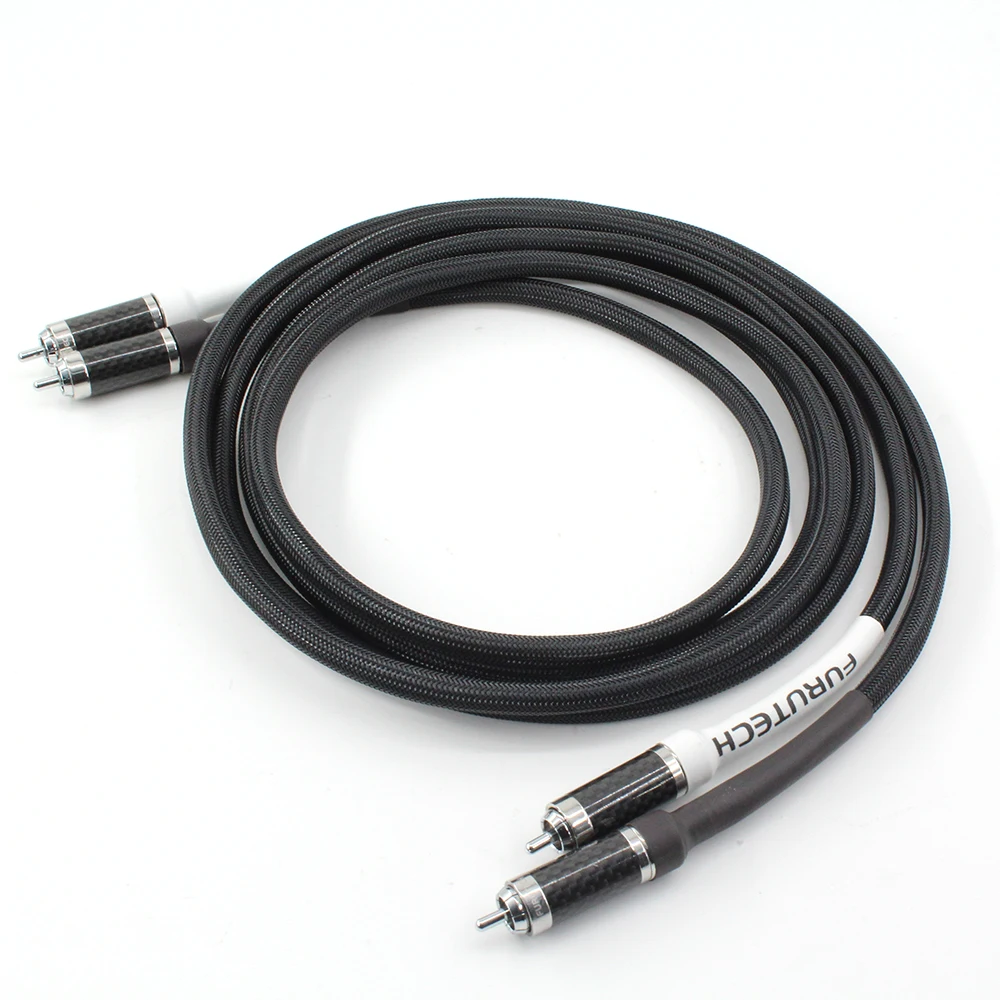 HIFI furukawa μ-P2.1 OCC RCA audio cable grade double lotus audio cable audio power amplifier CD tube amplifier A pair