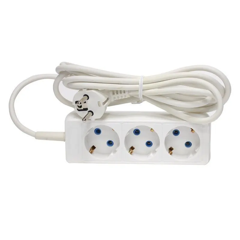 Extension радист premium р16-012 3 sockets grounded 5 m х0 75mm 1300 W white 1014 | Обустройство дома