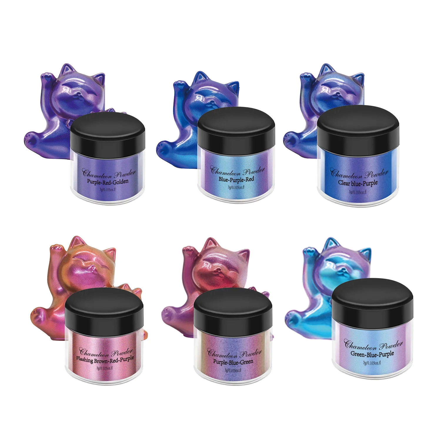 Chameleon Pearl Gloss Pigment for Epoxy Resin and DIY Jewelry Making