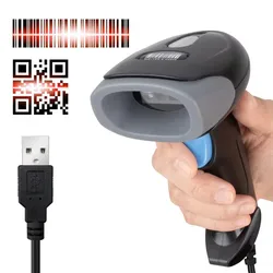 High-Speed Wireless & Wired Barcode Reader with CMOS Image Scanner (U20 Wired)
