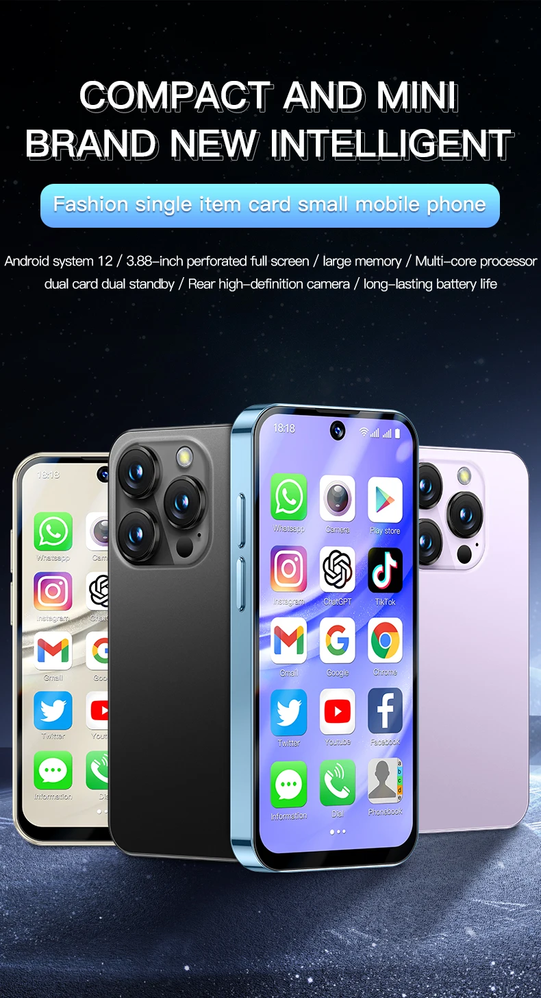 SERVO 19PRO 4G Mini Smartphone Android OS 3.88 : Gearbest