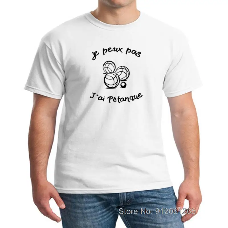 

Funny Cool French Petanque Boule Print T Shirt Men Harajuku O-Neck Cotton T-Shirts Mans Gift Custom Birthday Clothes Camisetas