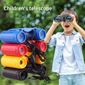 1PC Portable Telescope Kid Binocular Foldable Outdoor Observing Tool High Resolution Children Binocular Telescope