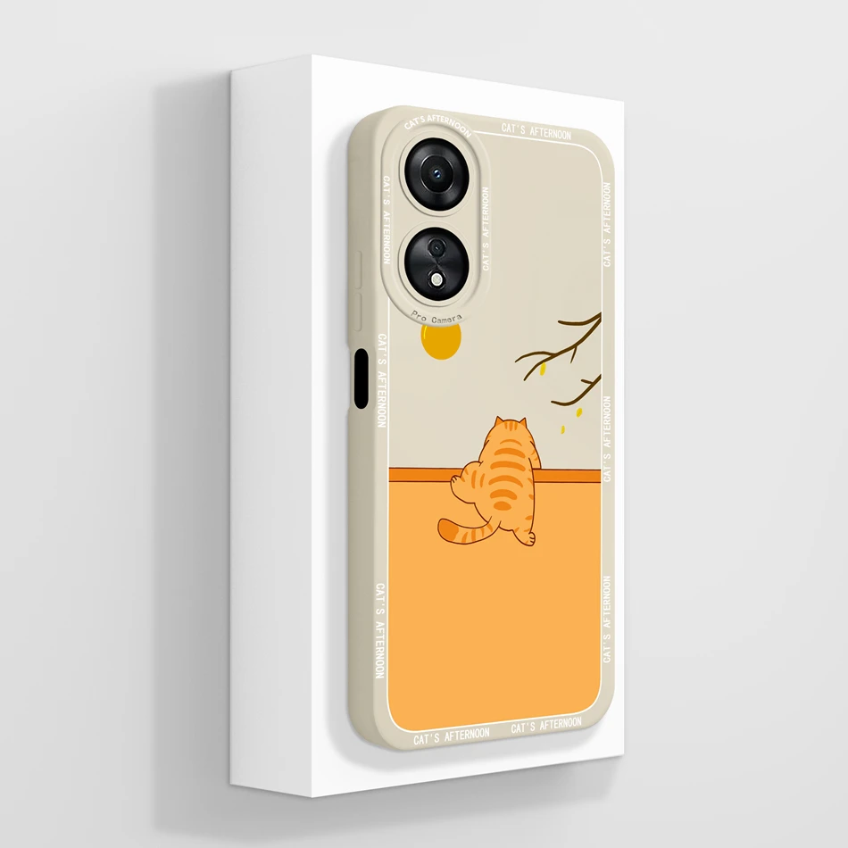Creative Camera Protection Soft Liquid Silicone Phone Case - Durable Back Cover