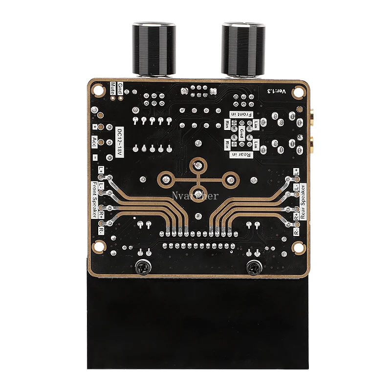 Placa de Amplificador Potência do Carro Nvarcher Estéreo Potência Acc Automotivo Classe ab Amplificador Módulo Áudio Tda7850 4*80w - Image 2