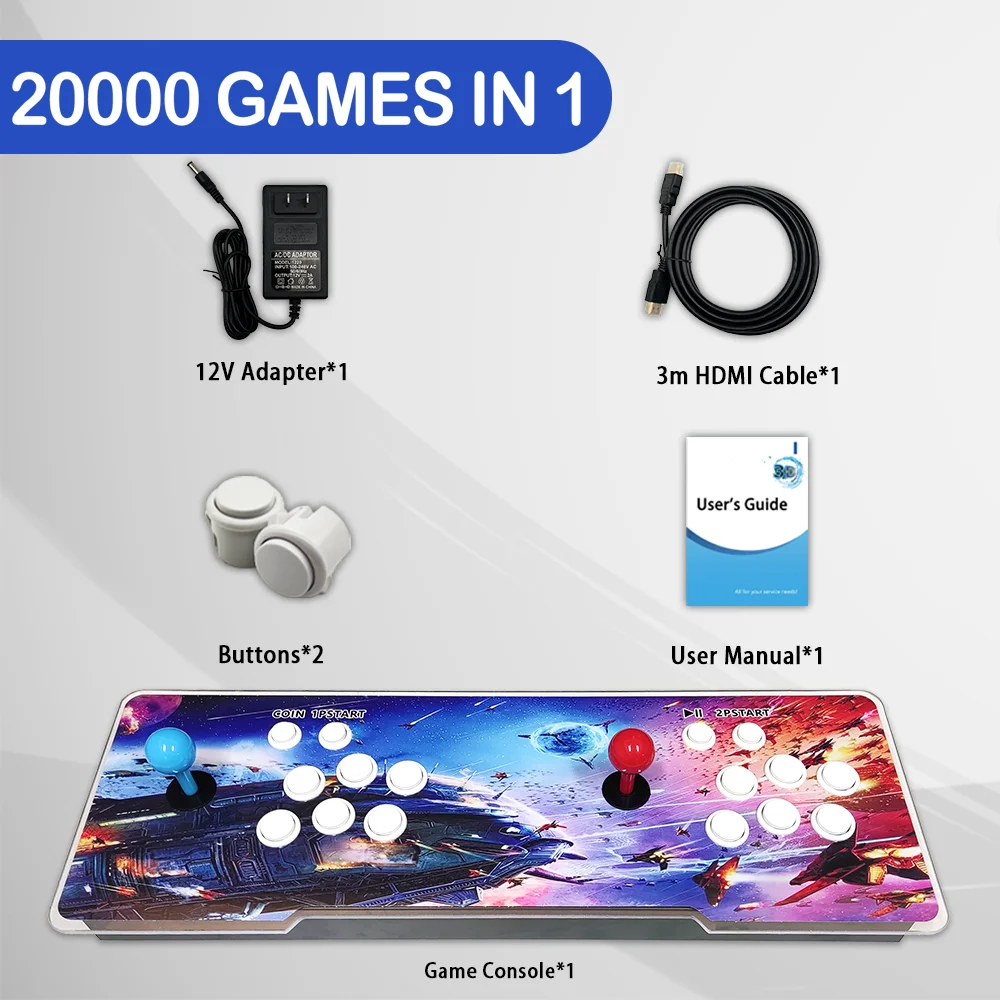 Pandora SAGA EX 3D WIFI 58s Box 20000 in 1 64GB Save Function