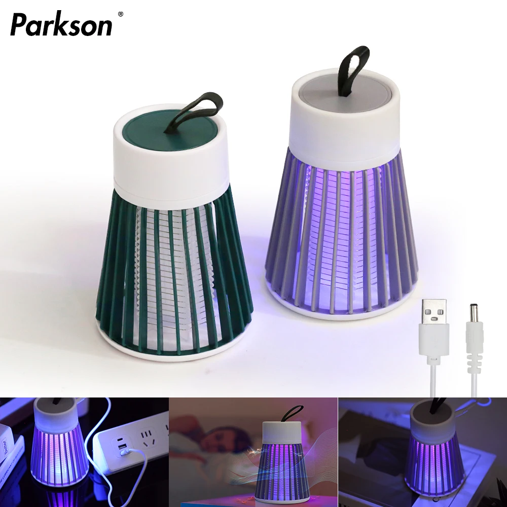 Mosquito Killer Lamp Mosquito Lamp Mosquito Killer Lamp USB 5V Electric Shock Bug Zapper UV Light Repellent Lights Outdoor Mute Anti