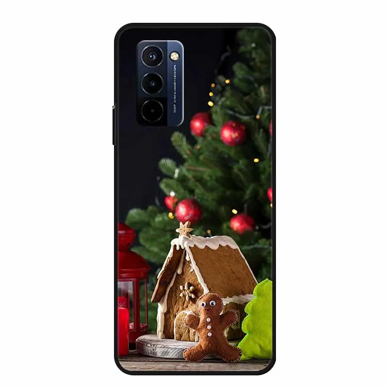 Festive Holiday-Themed Soft TPU Silicone Phone Cover
