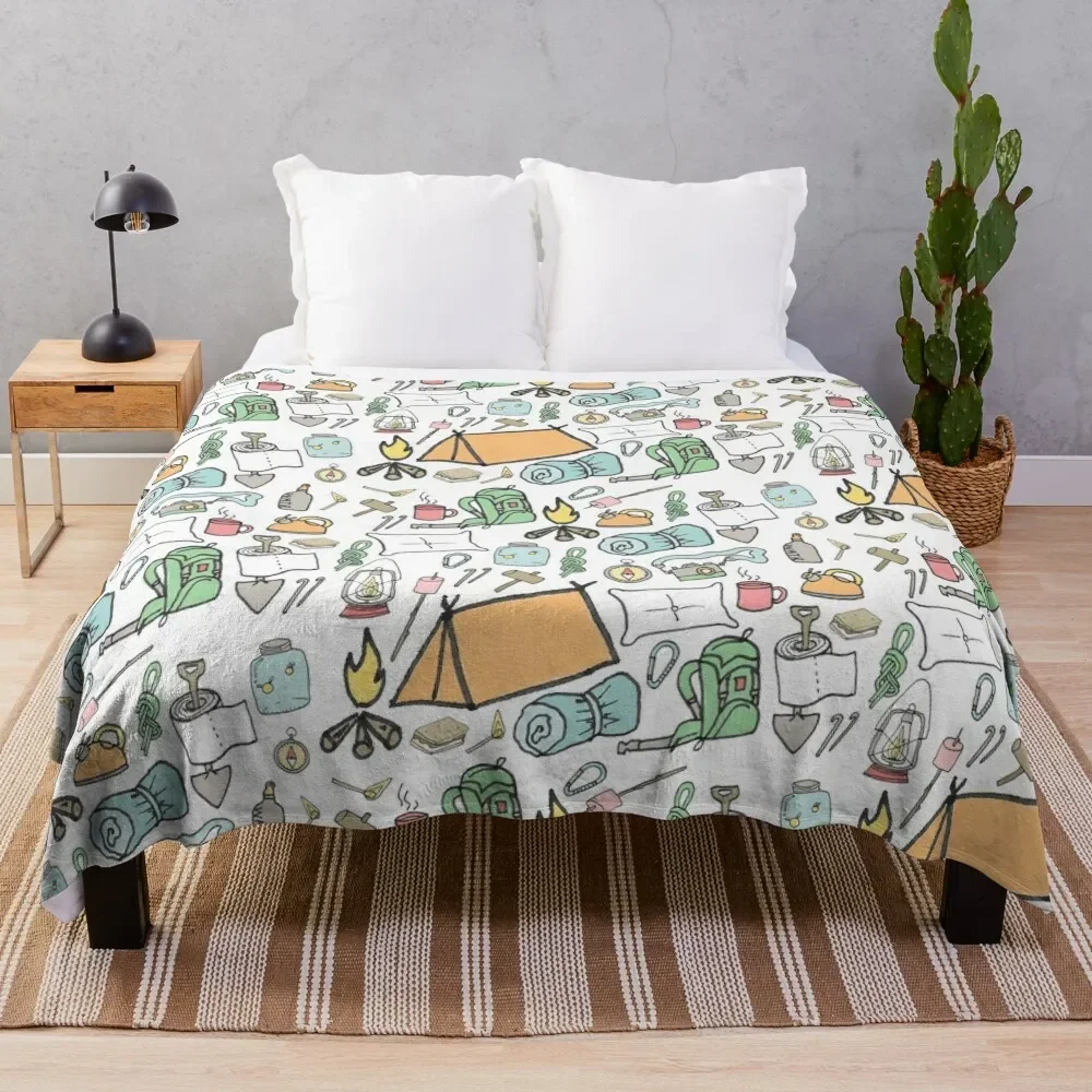 

Camping Throw Blanket Large Flannels Softest Blankets