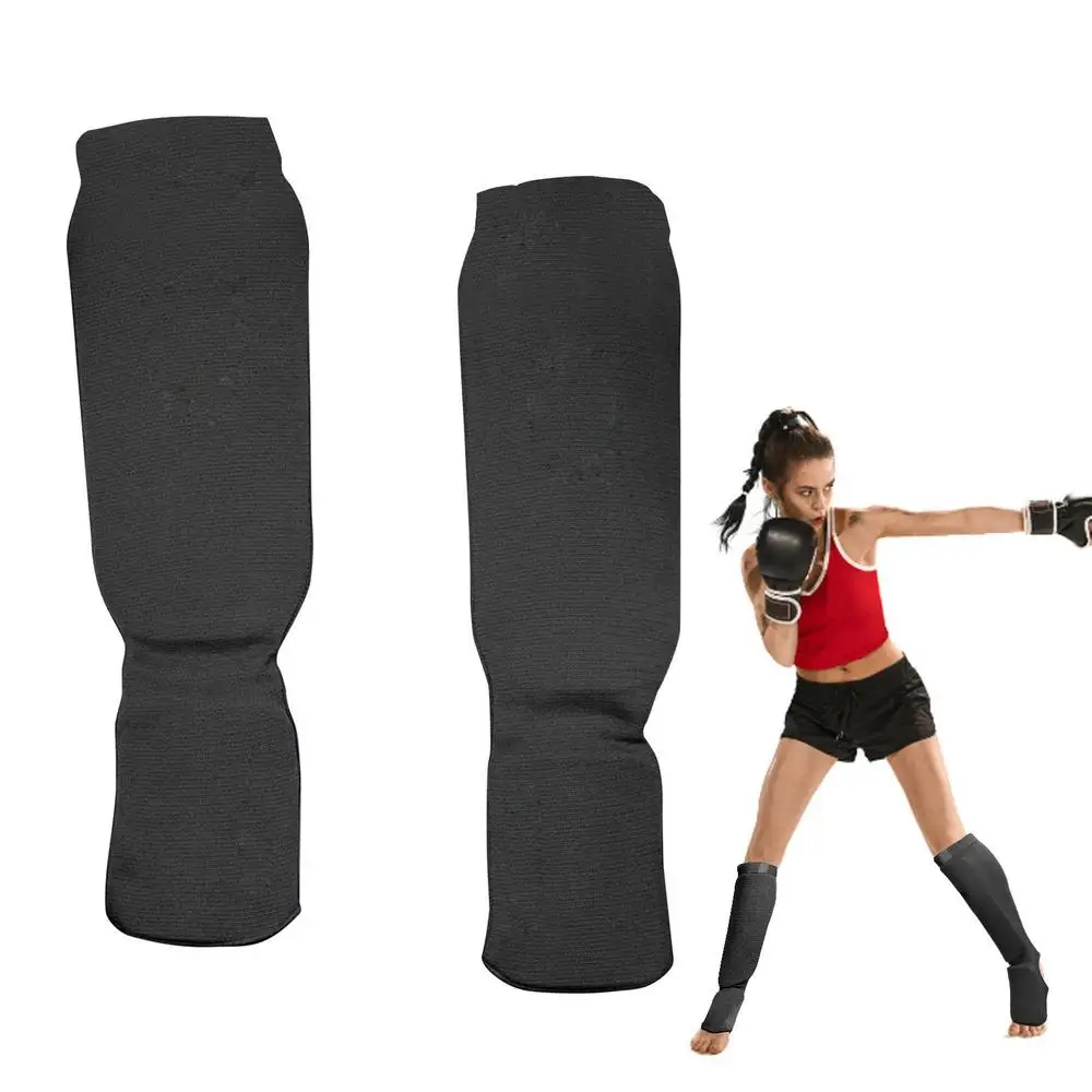 Description Picture 2 of itemMuay Thai Shin Guards Instep Protection For MMA MMA Martial Arts Kicking Sparring Training Gear Karate Boxing Taekwondo Gear