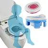 3 in 1 Travel Toilet Seat Foldable Children Potty with Bags Baby Pot Portable Silicone Baby Potty Training Toilet Seat for Kids 1