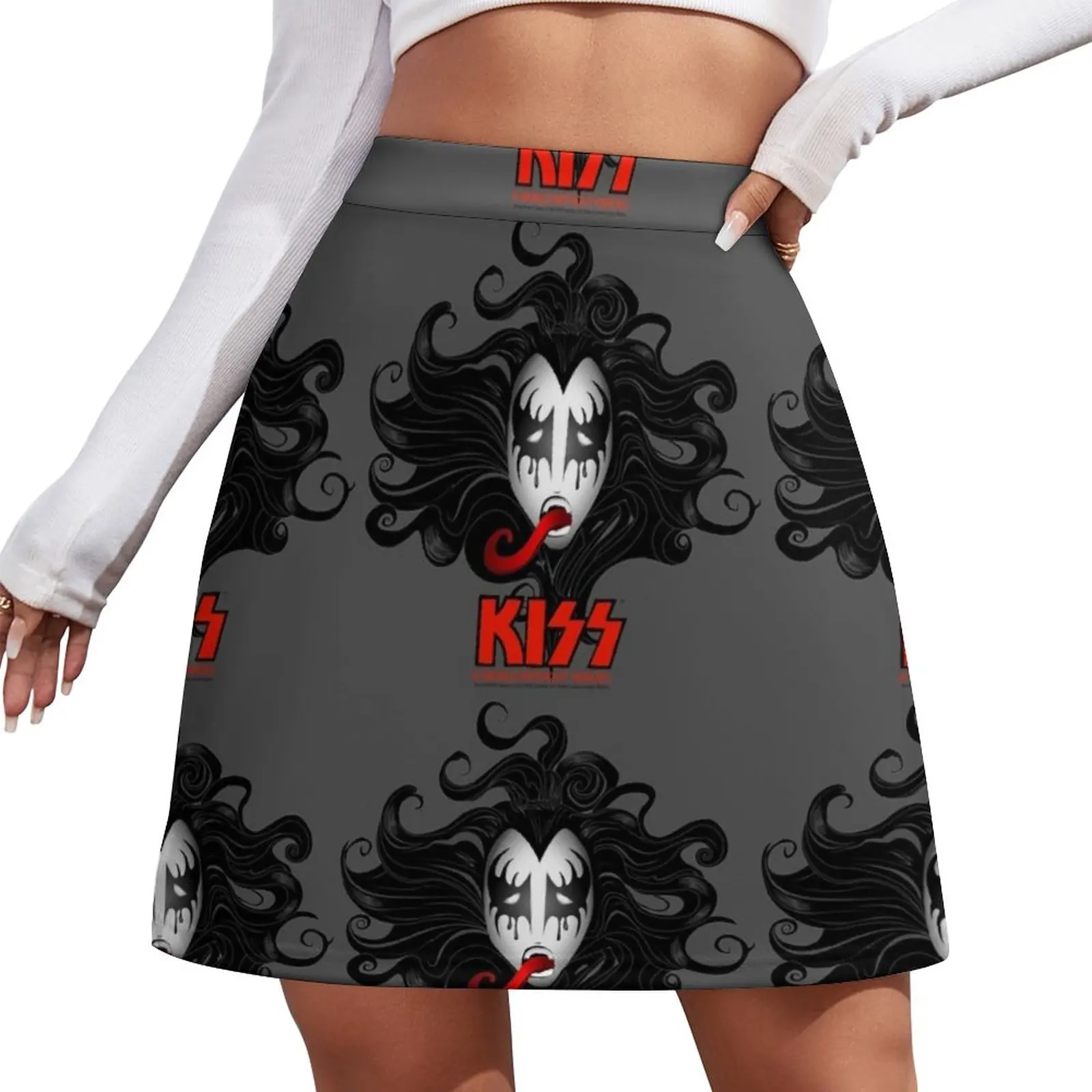 KISS: A World Without Heroes #1 (Highlighted solo head art) Mini Skirt School uniform new in clothes night club outfit heroes of labour by gleb kosorukov