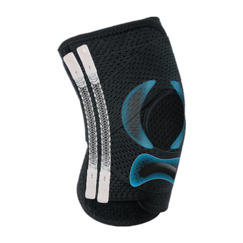 Sports Kneepad 2PCS Men Women Pressurized Elastic Knee Pads Arthritis Joints Protector Fitness Gear Volleyball Brace Protector