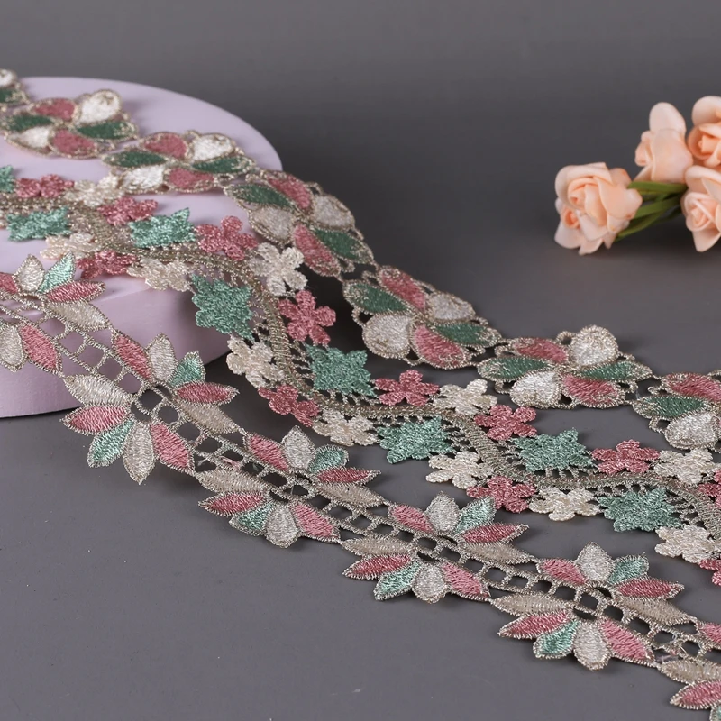 Lace Ribbon Lace Fabric Lace Sewing Accessories Lace Sewing Supplies Lace Accessories Cotton Fabric Cotton Ribbon 2/5 Yards 3.5-11cm Embroidered Lace Wedding Party Christmas Apparel DIY Handmade Crafts Blanket Curtain Quilt Cover Lace