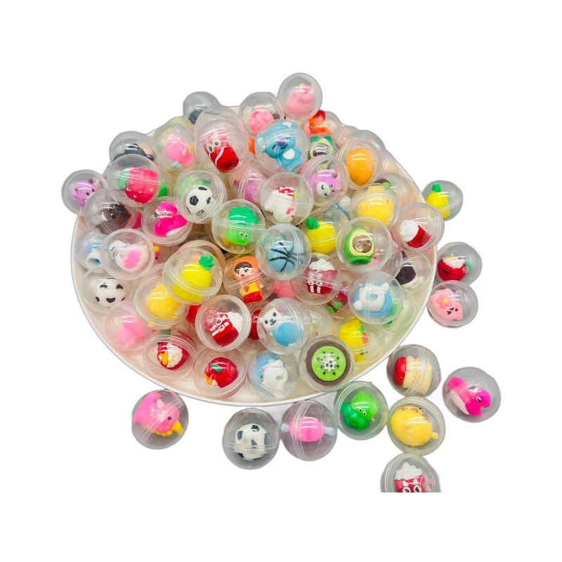 32mm Transparent Twisted Egg for Mini Claw Machine Toys Accessories Cute Animal Plush Dolls Doll Kids Arcade Crane Machine Gift 5