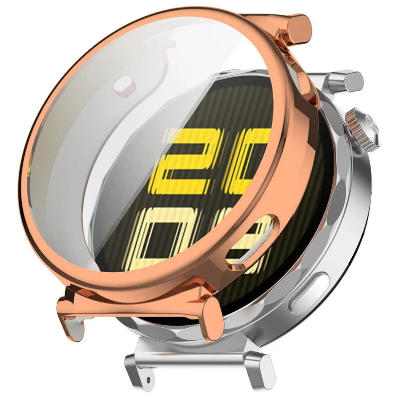 Soft TPU Protective Case & Screen Protector for Huawei Watch GT5 Pro - 46mm & 42mm