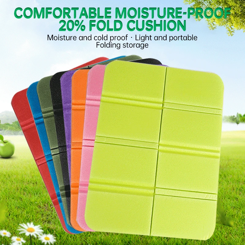 1/2PCS Camping Foam Pad Portable Moisture-proof Waterproof Pad XPE Folding Pad Beach Seat Outdoor Stadium Bleachers