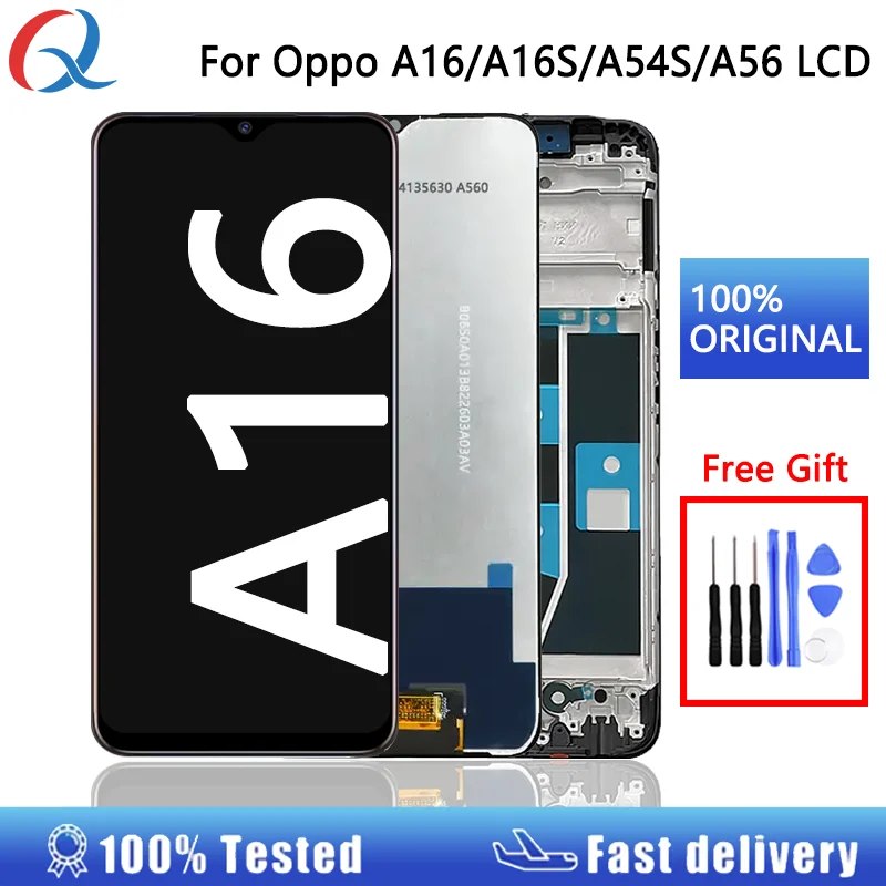 ORIGINAL ECRAN LCD Refurb avec Châssis (PIEC) Noir Pour OPPO Reno 10x