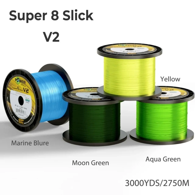 Super 8 Slick 3000yd Braided Line - Marine Blue - Power Pro