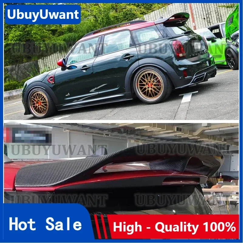 

For BMW MINI Countryman F60 2017-2023 Carbon Fiber / FRP Spoiler Car-Styling Tail Wing Modified Exterior Accessories