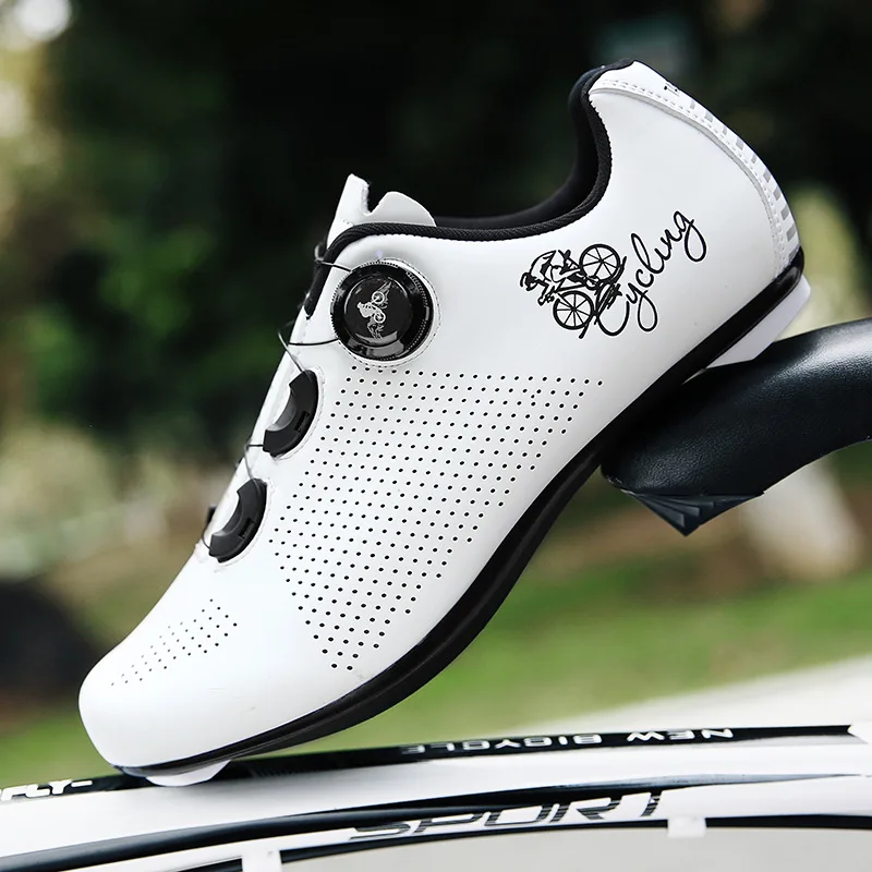 

2024 New cycling shoes Bicycle lockless shoes Road bike lock shoes Mountain bike bike men and women
