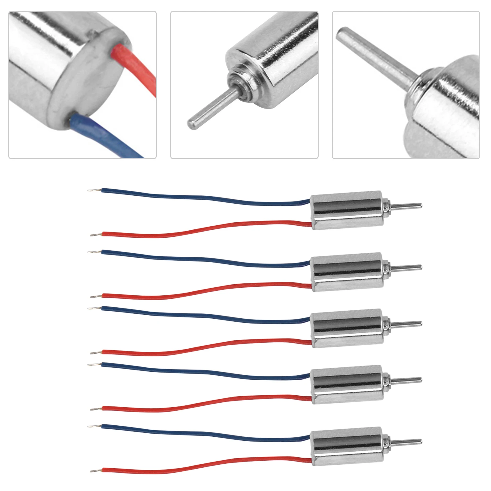 Micro moteur sans noyau DC 4.5V 32250 tr/min 5 pièces pour modèle jouet