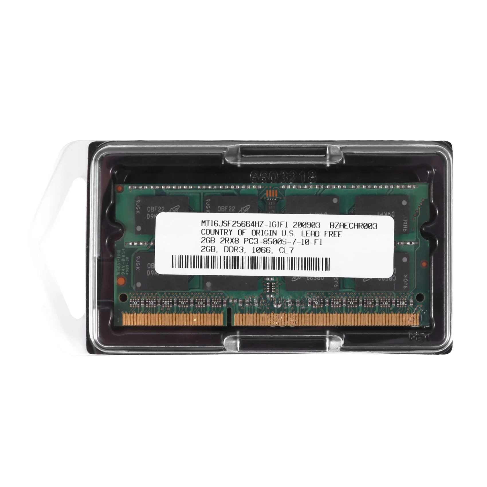 DDR3 노트북 메모리 램, 2RX8 PC3-8500S, 1066MHz, 204 핀, 1.5V