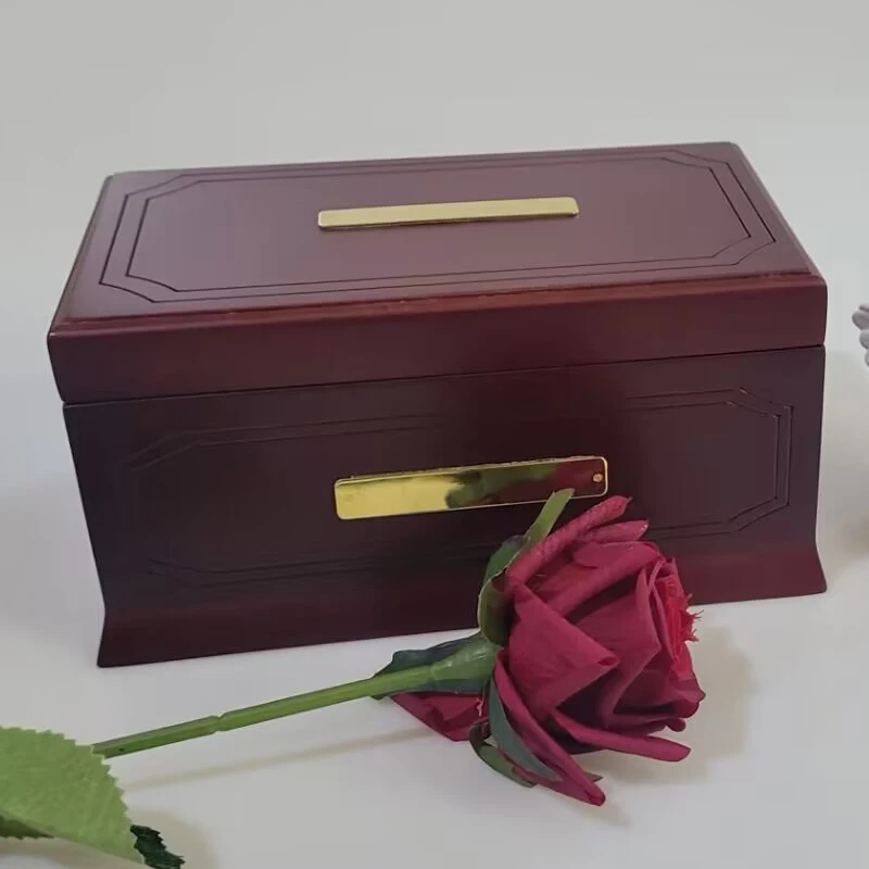 Lilium elfen lied-木製オルゴール,30トーン,無垢材,誕生日や