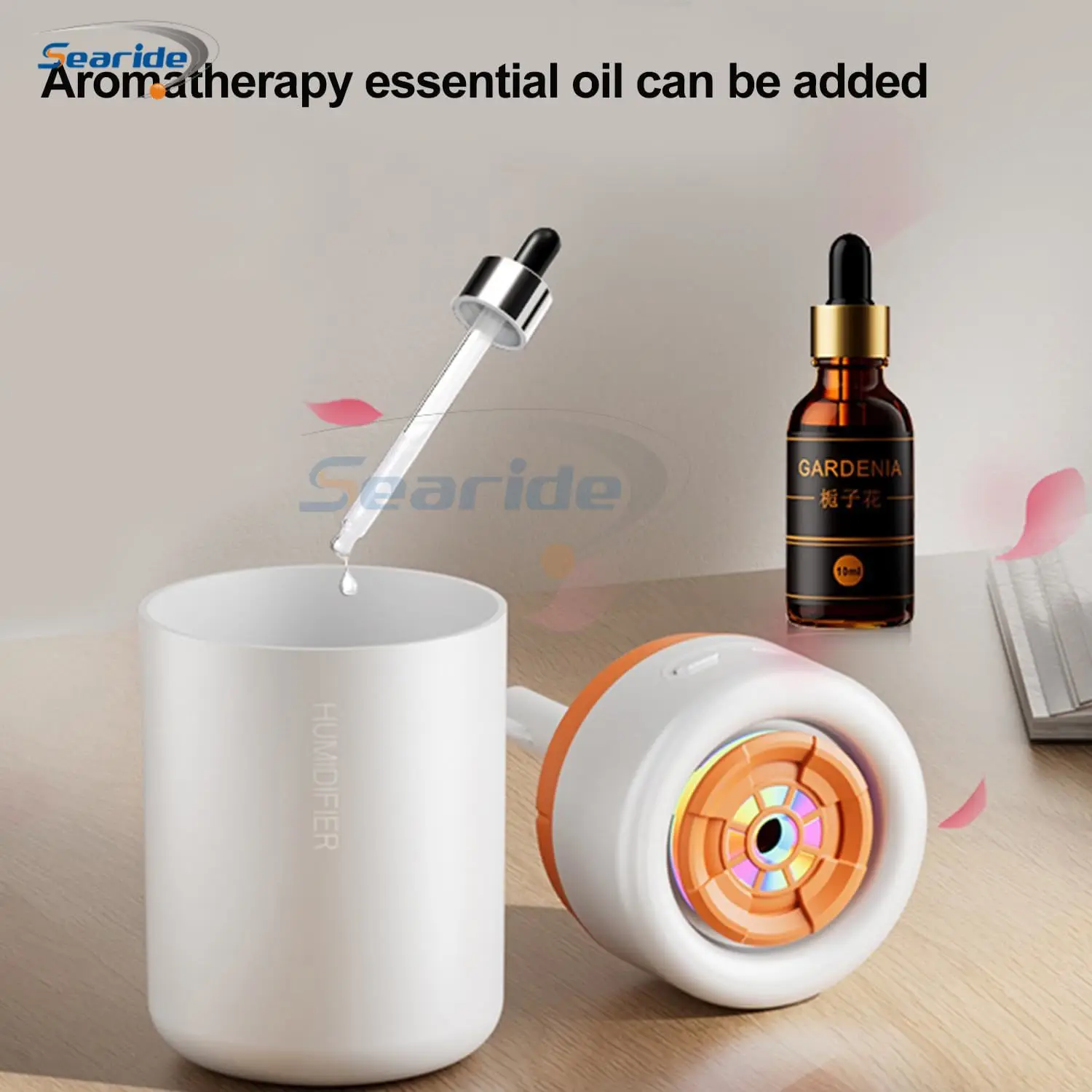 Mini Air Humidifier USB Electric Aroma Essential Oil Diffuser Purifier Aromatherapy Mist Maker Color Lights For Car Home Bedroom 5