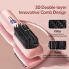 Hair Straightening Brush Negative Ion Electric Hot Heated Comb Multifunctional Straightener Ceramic Comb Quick Hair Styler 3