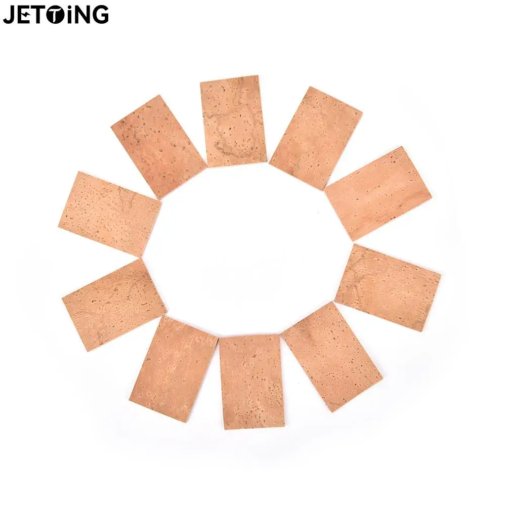 10Pcs Saxophone Corks Soprano/Tenor/Alto Neck Cork Saxophone Parts Accessories 60 X 40 X 2 Mm saxophone accessories