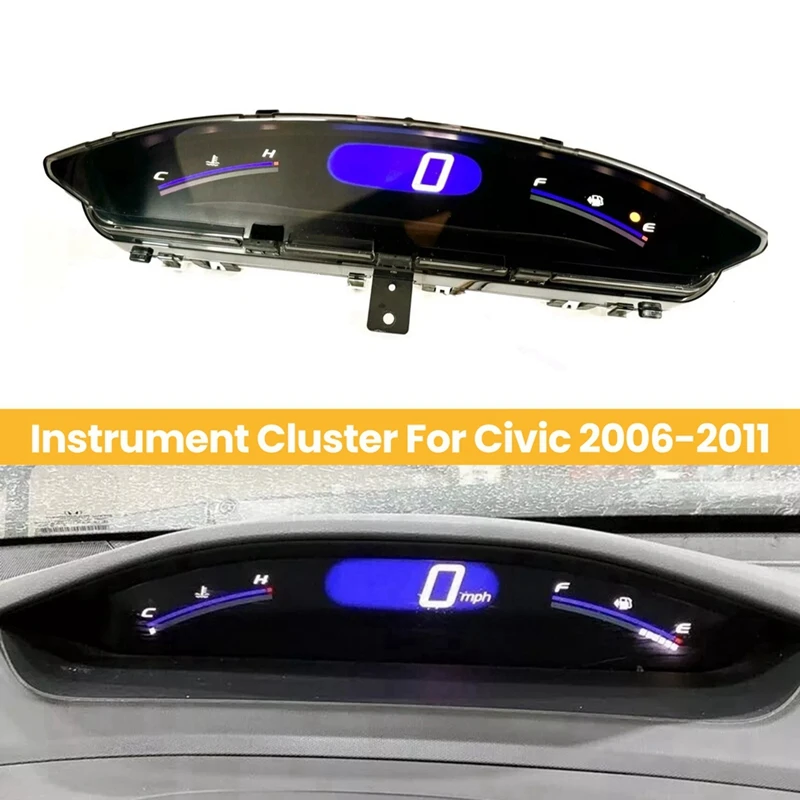 

78120-SNA-A14 Car Speedometer Upper Dash Display Gauge Instrument Cluster For Honda Civic 2006-2011