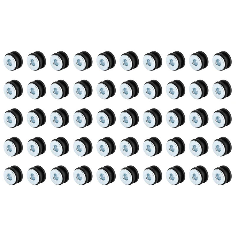 50Pcs Motorcycle Rubber Grommets Kits Motorcycle Windshield Bolts for