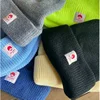 Harajuku Winter Warm Beams Hats Men Women Knitted Caps Casual Brimless Woolen Unisex Skullies