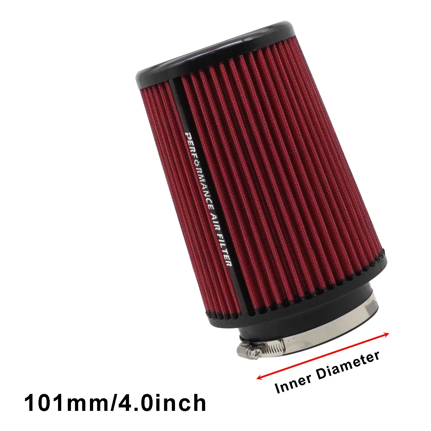 3 3.5 4インチ 冷気吸気フィルター 76mm 89mm 101mm パフォーマンスコーンエアフィルター ユニバーサル レーシングスポーツカー用 3サイズ1 車高流量エアフィルター3 \"3.5  4インチコールドエアインテークユニバーサルフィルタースポーツレーシングカーのための車のエンジンの空気入口76ミリメートル89ミリメートル101ミリメートル  - AliExpress