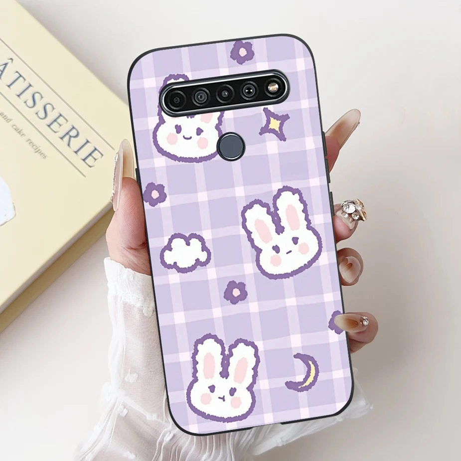 Cute Letters Cartoon Soft TPU Matte Phone Case Cover