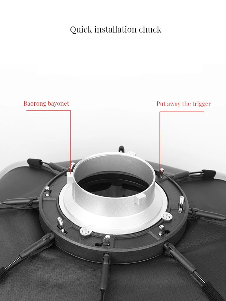 Triopo 55cm 65cm 90cm 120cm Speedlite Paraguas Octagonal Portátil Softbox + Rejilla De Panal Caja Suave De Flash Al Aire Libre Para Canon Godox - AliExprs