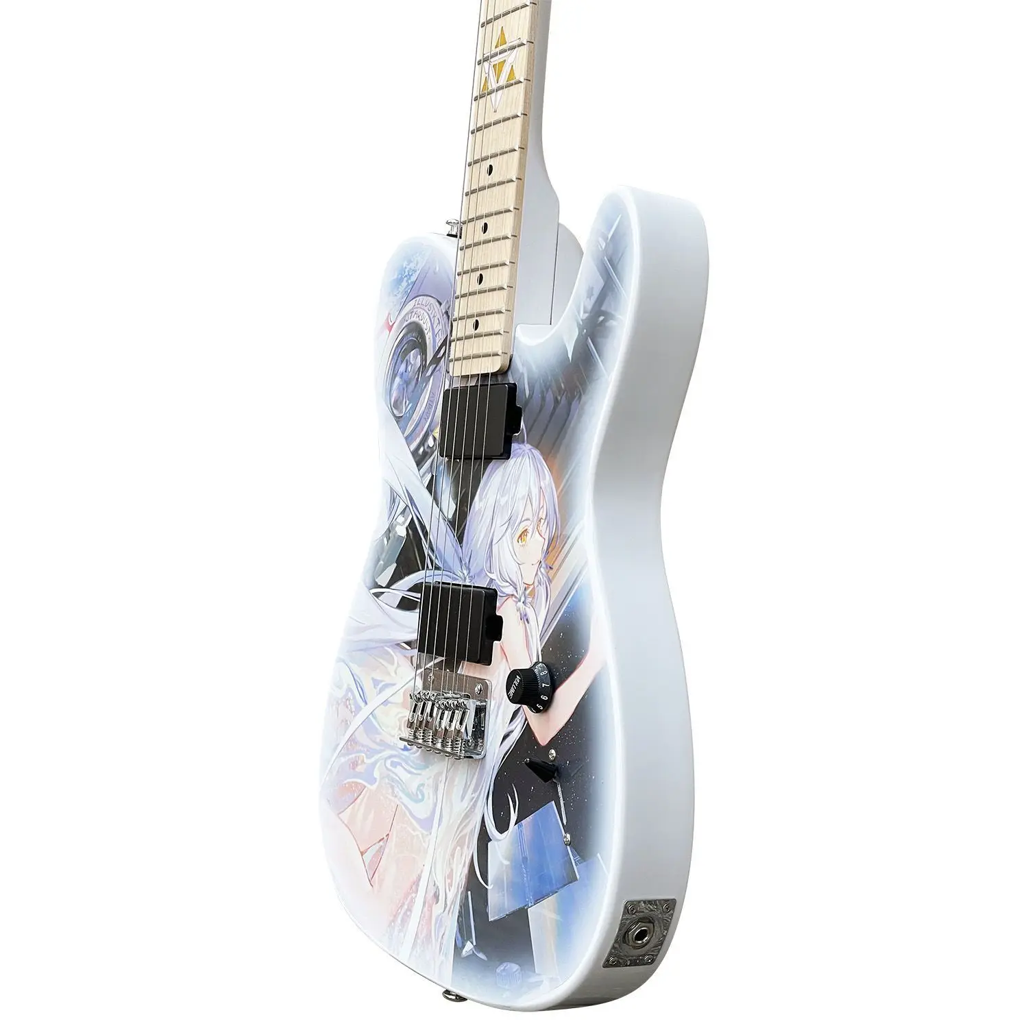 

2024 Factory customized painted irregular heavy metal electric guitar