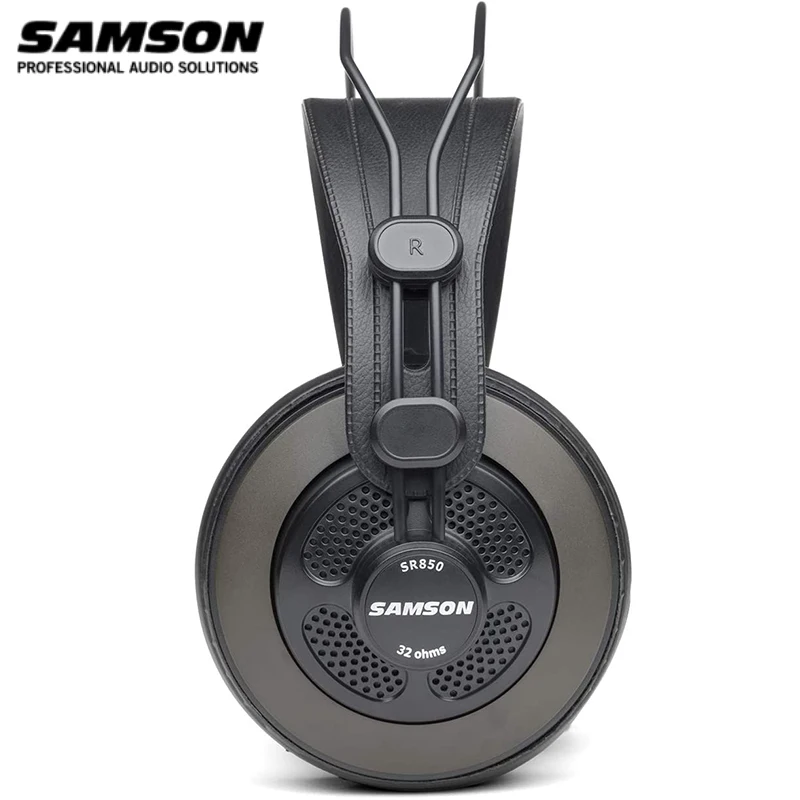 Оригинальные полуоткрытые наушники Samson SR850 HIFI гарнитура мониторные для студии с