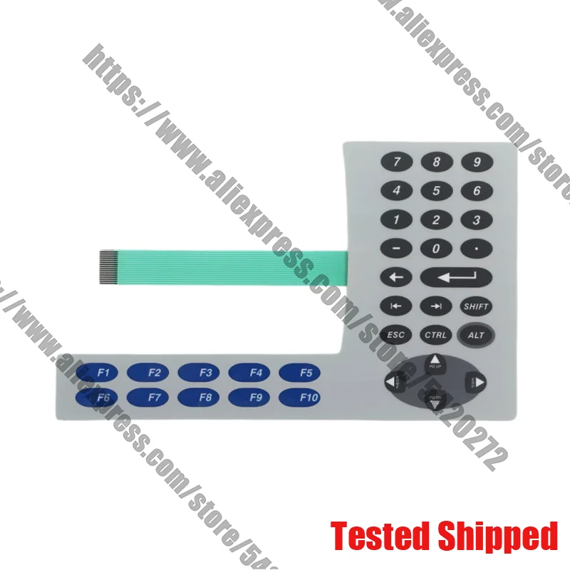 PLUS 400 2711P-K6M8A 2711P-K6M8D 2711P-K6C20A 2711P-K6C20D용 터치 스크린 패널이 있는 멤브레인 버튼 스위치 키보드