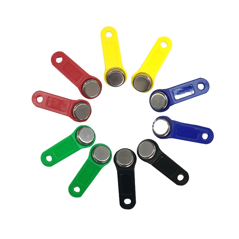 5개의 읽기 가능한 RFID 터치 메모리 키 TM1990 DS1990 iButton(카피 카드용) Dallas.