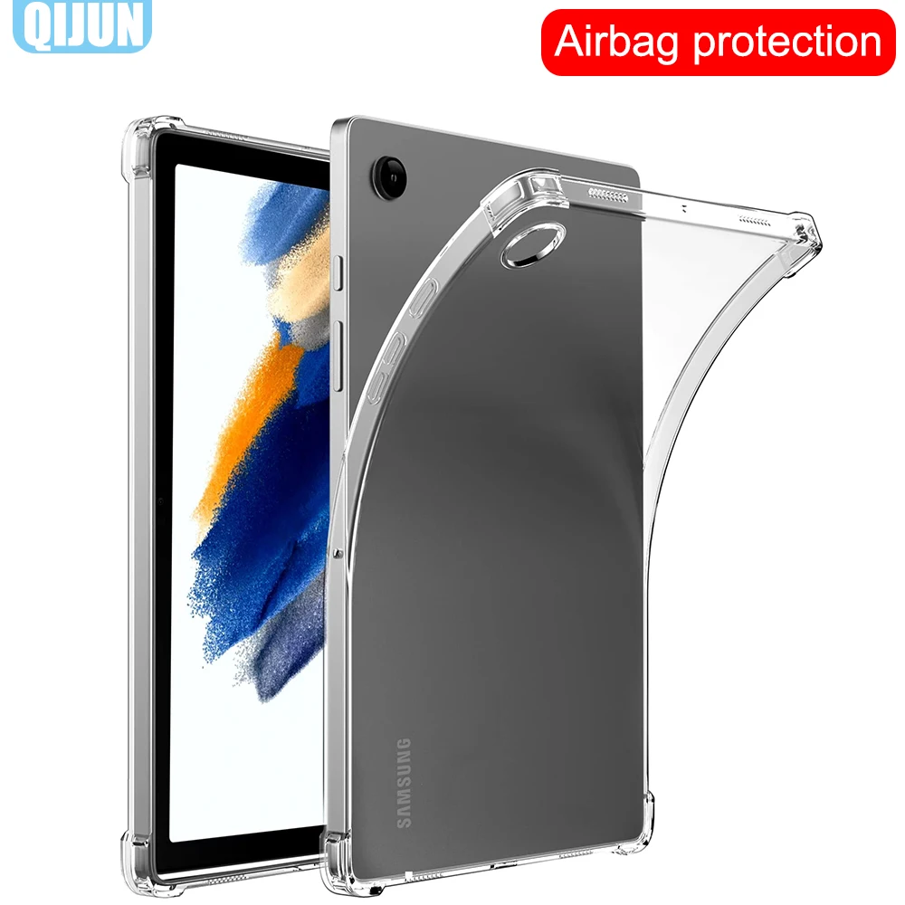 Tablet Case For Samsung Galaxy Tab A A7 A8 S6 Lite 8.0" 9.7" 10.1" 10.4" 10.5" 2020 2022 2019 TPU Airbag Protection soft Cover